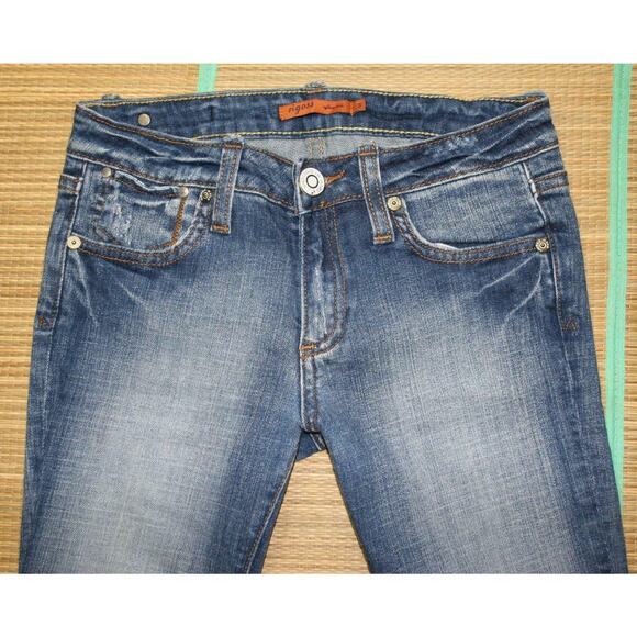 VIGOSS Flap Pocket Distressed crop Jean Capri 3 28 - Picture 4 of 6